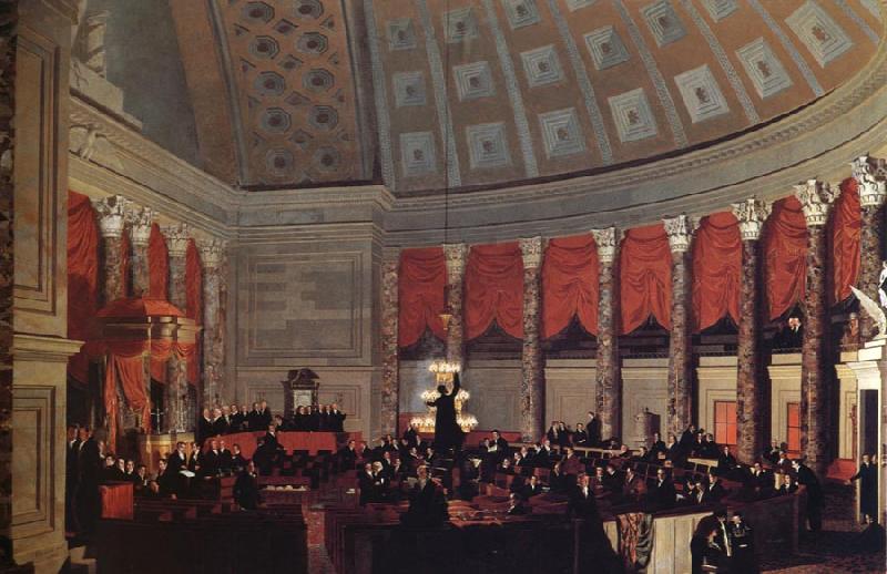 Samuel Finley Breese Morse The old House of Representatives oil painting picture